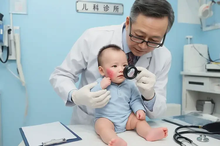 嬰兒臉上經常起濕疹不管它會自己好嗎(圖2)