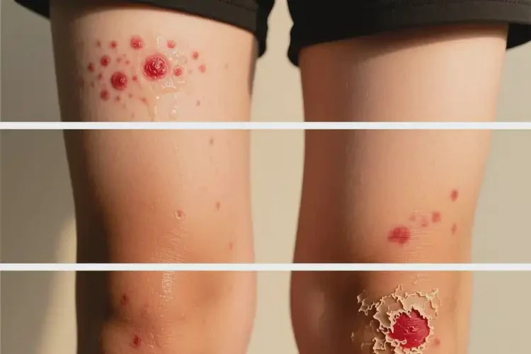 青少年大腿起濕疹不管它會自己痊愈嗎(圖2)