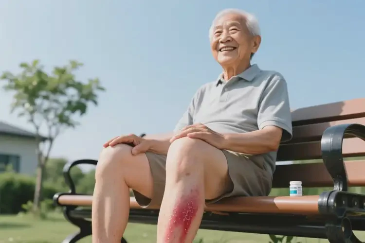 老人大腿上起濕疹可不可以根治(圖1)