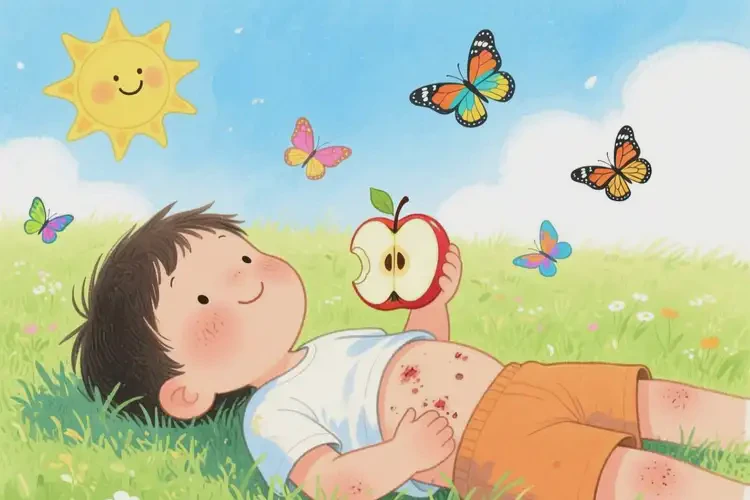 小孩肚子上經(jīng)常長(zhǎng)濕疹能徹底自愈嗎(圖2)