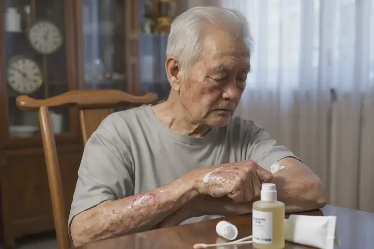 高齡老人面部起濕疹能不能根治(圖3)