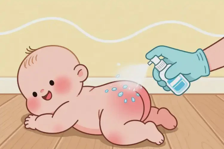 孩子屁股偶爾長濕疹不管它會自己好嗎(圖1)