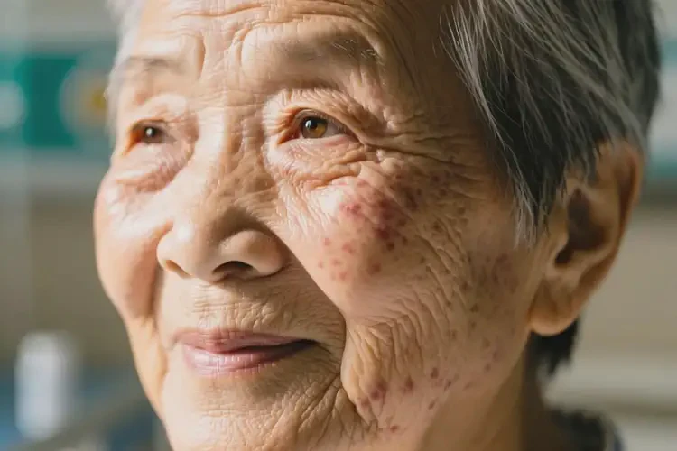 老人臉上偶爾長(zhǎng)濕疹不管它會(huì)自己好嗎(圖4)