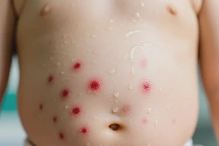 幼儿肚子上偶尔长湿疹可以彻底自愈吗(图3)
