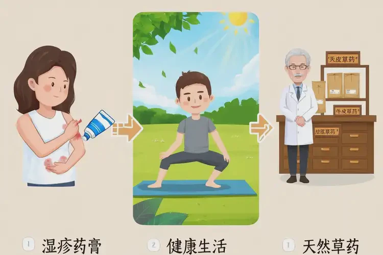 男性腳上出現(xiàn)濕疹不管它會(huì)自己自愈嗎(圖2)