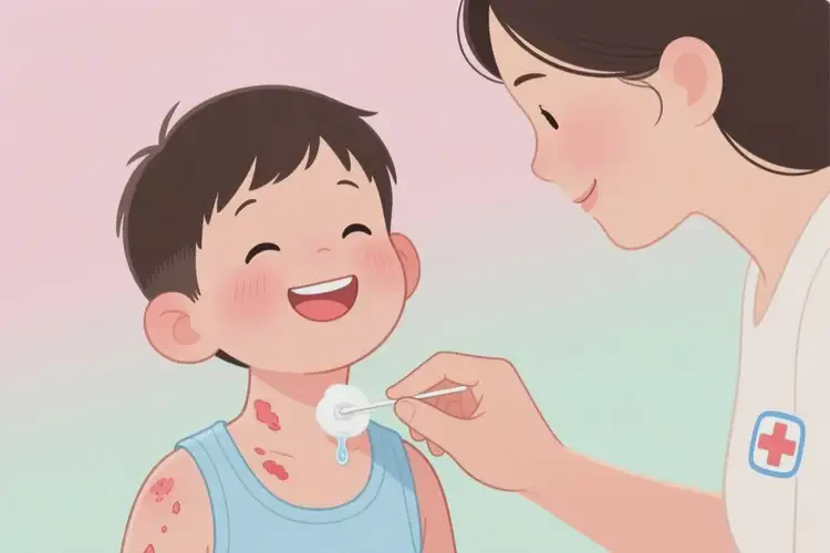 孩子脖子上出現(xiàn)濕疹可不可以根治(圖4)