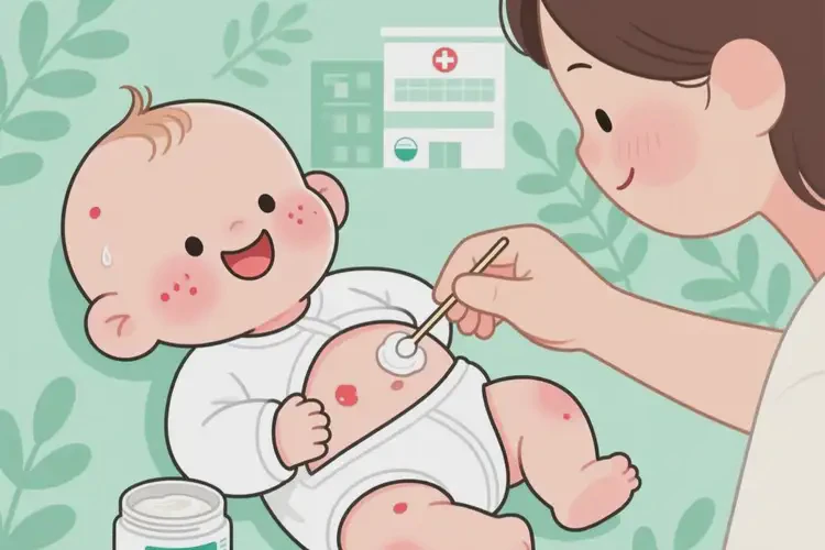 新生兒全身有濕疹不管它會自己好嗎(圖3)