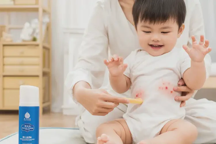 寶寶肚子上容易長濕疹可以徹底自愈嗎(圖3)