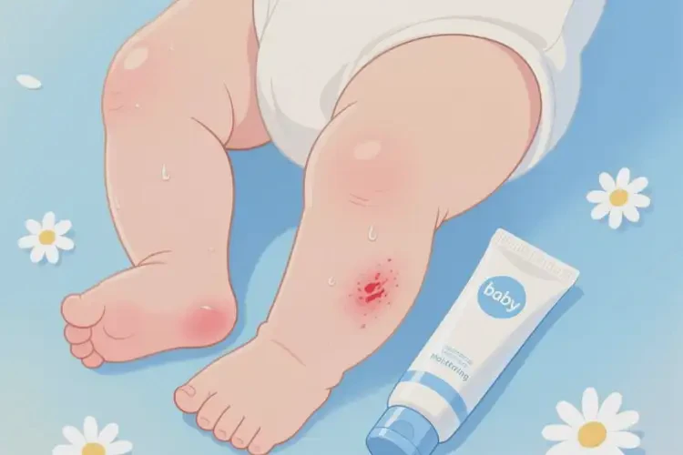 寶寶大腿上有濕疹可不可以徹底自愈(圖4)