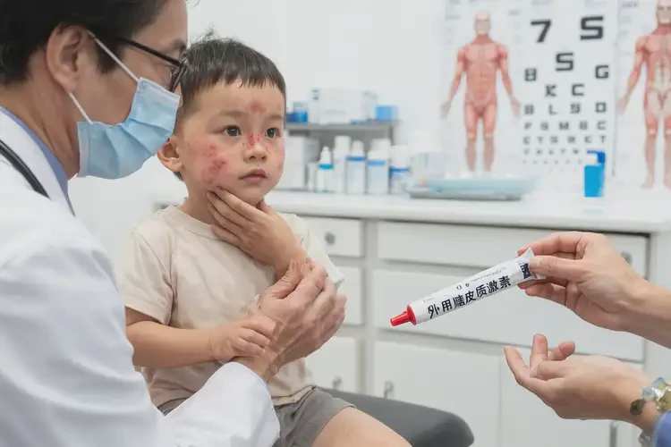 幼兒臉上經常長濕疹不管它會自己好嗎(圖2)