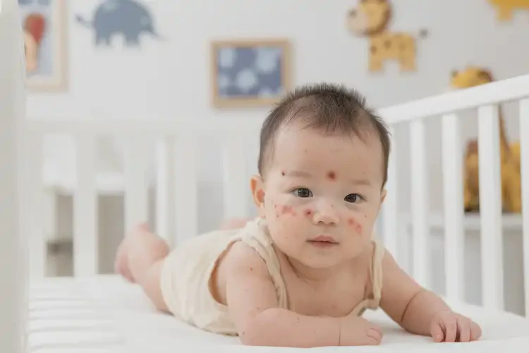 嬰兒脖子上偶爾長濕疹不管它會自己痊愈嗎(圖4)