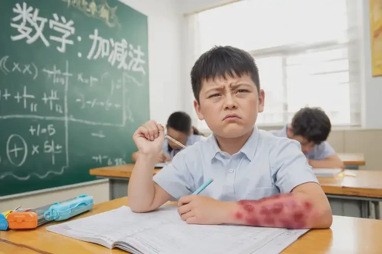 小學生手上出濕疹不管它會自己痊愈嗎(圖1)