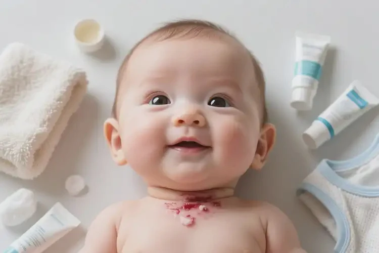 嬰兒脖子經(jīng)常起濕疹可不可以根治(圖2)