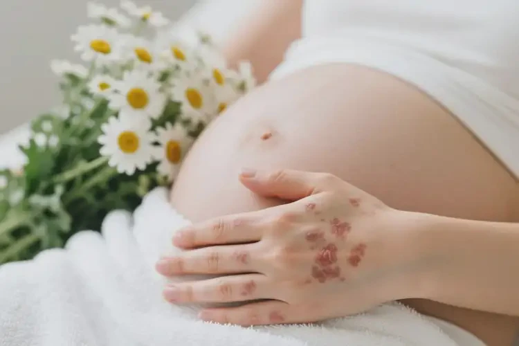 產(chǎn)婦手上出現(xiàn)濕疹不管它會(huì)自己自愈嗎(圖1)