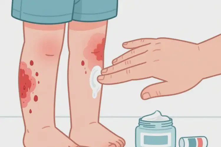 孩子小腿上長濕疹可不可以根治(圖4)