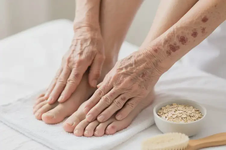 老年人四肢容易起濕疹不管它會自己好嗎(圖2)