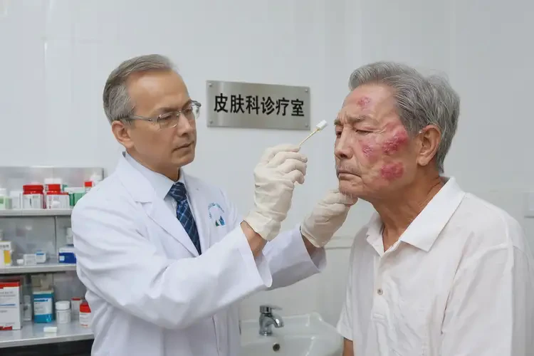 老人脸上偶尔长湿疹可不可以彻底自愈(图3)