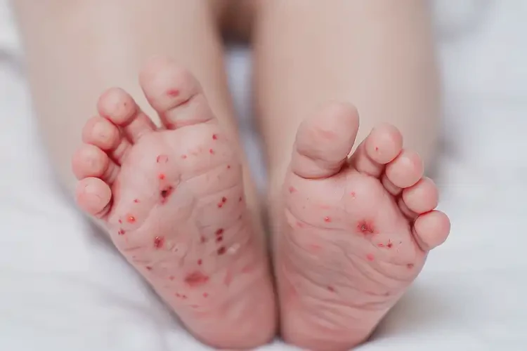 新生兒腳上出現(xiàn)濕疹能夠徹底治愈嗎(圖4)