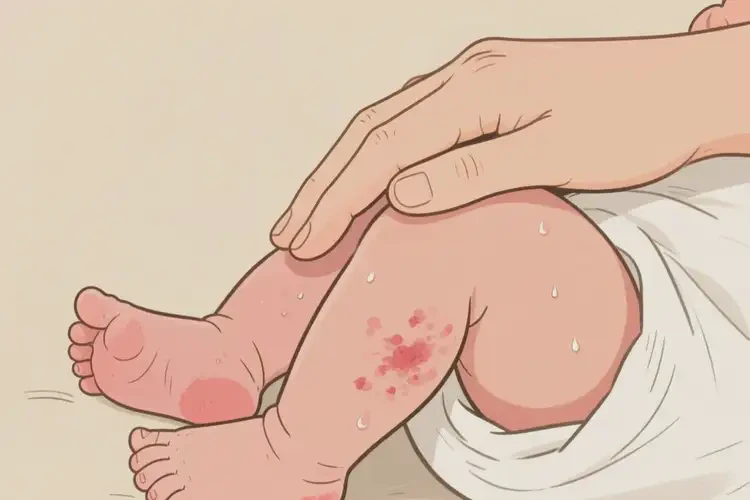 新生兒全身偶爾長濕疹可不可以根治(圖1)