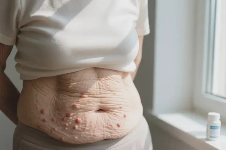 老年人肚子上出現(xiàn)濕疹能夠徹底治愈嗎(圖2)