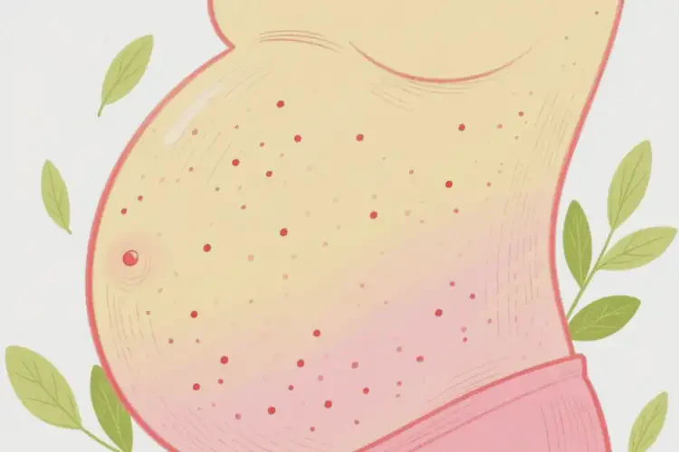 产妇肚子容易起湿疹可不可以根治(图1)