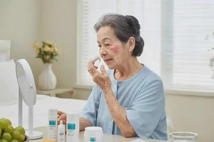 老年人面部容易長(zhǎng)濕疹可不可以根治(圖2)