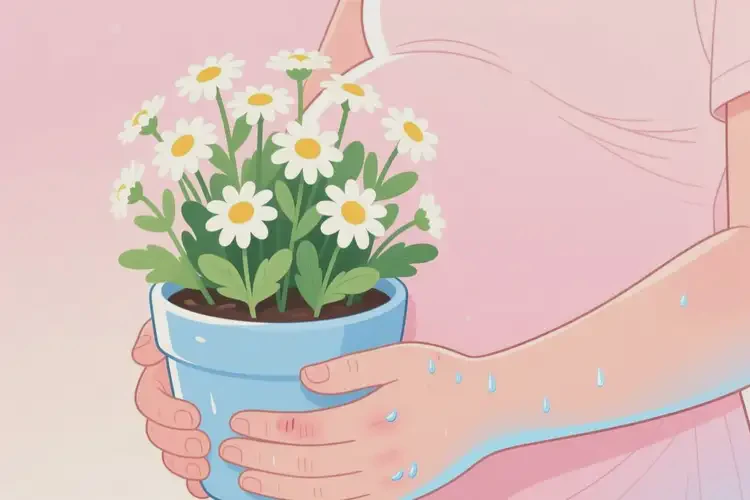 產(chǎn)婦手上經(jīng)常起濕疹可不可以根治(圖1)