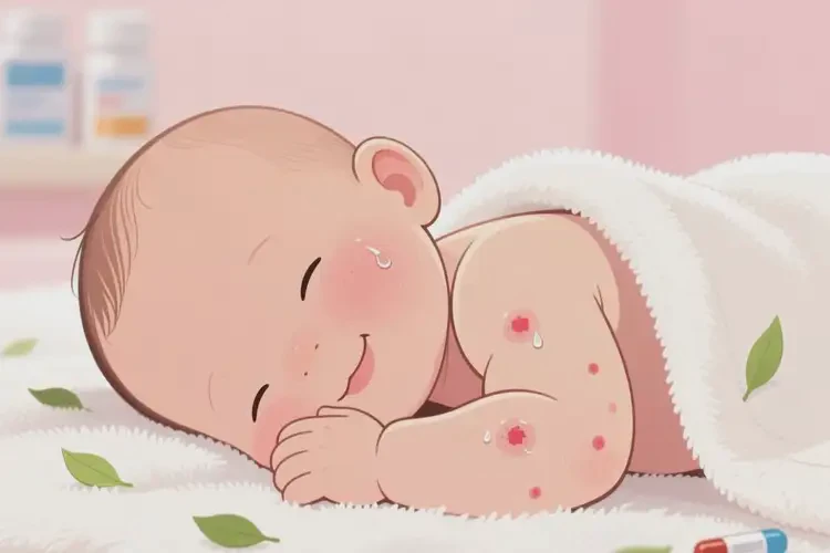 嬰幼兒手臂上有濕疹不管它會自己痊愈嗎(圖3)