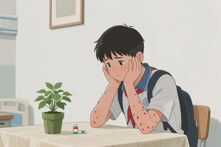 中學(xué)生全身長(zhǎng)濕疹能徹底自愈嗎(圖1)