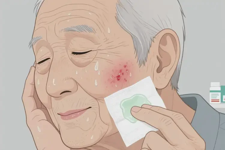 老人臉上容易起濕疹可不可以徹底自愈(圖3)