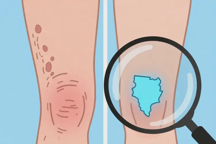 男人大腿上容易起濕疹能不能根治(圖2)