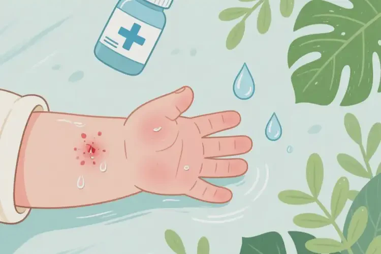 嬰兒手臂長濕疹能徹底自愈嗎(圖3)