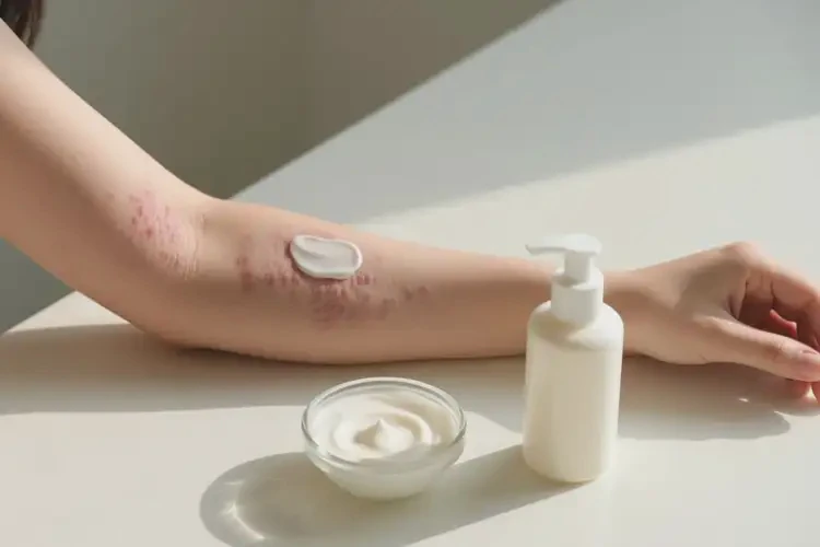 女人手臂容易起濕疹能不能根治(圖3)