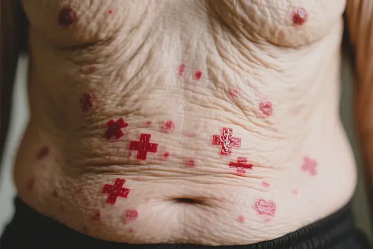 老人肚子上出現(xiàn)濕疹可不可以根治(圖3)