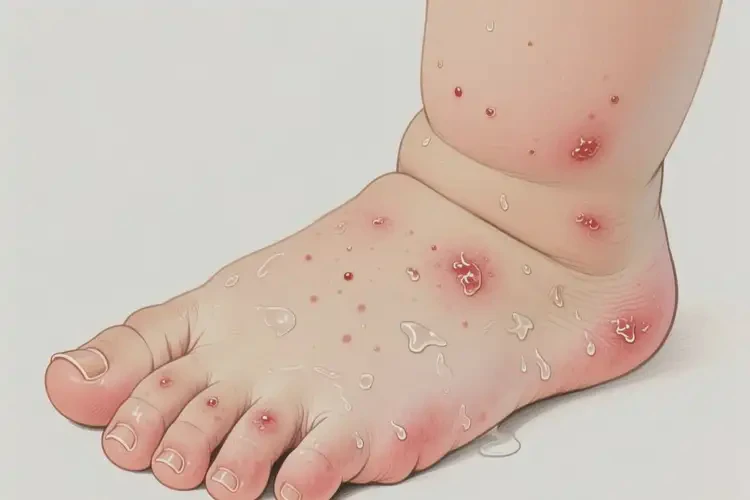 小兒腳上經(jīng)常長(zhǎng)濕疹可以徹底自愈嗎(圖2)