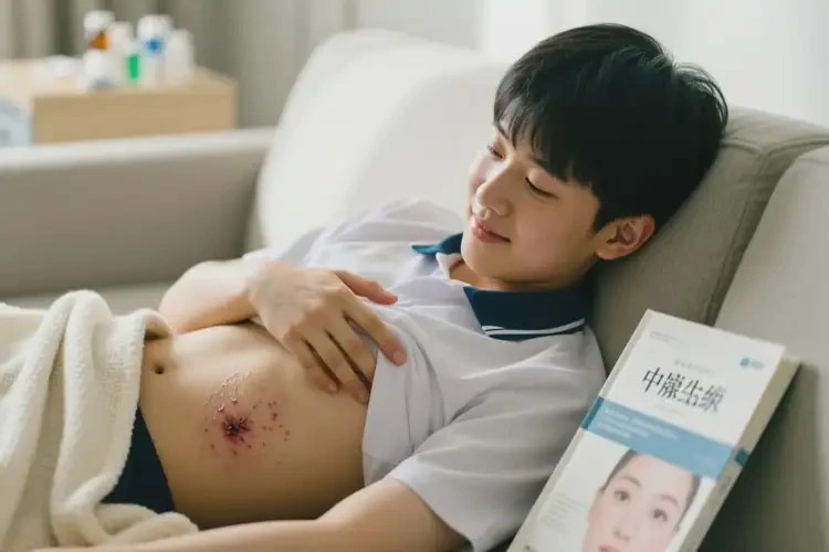 中学生肚子上有湿疹可不可以根治(图1)