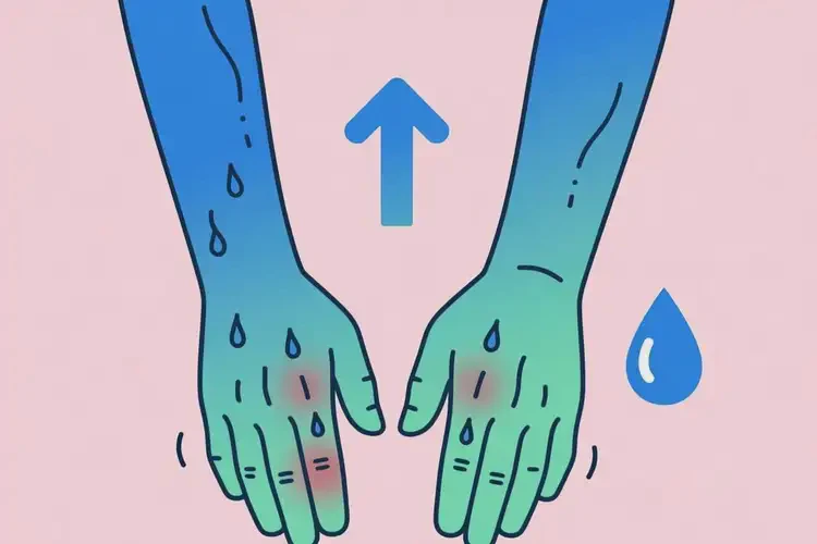 男生手上容易起濕疹可不可以根治(圖1)