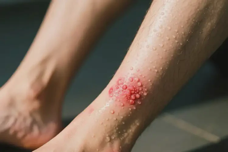 青年人小腿上長濕疹不管它會自己好嗎(圖3)