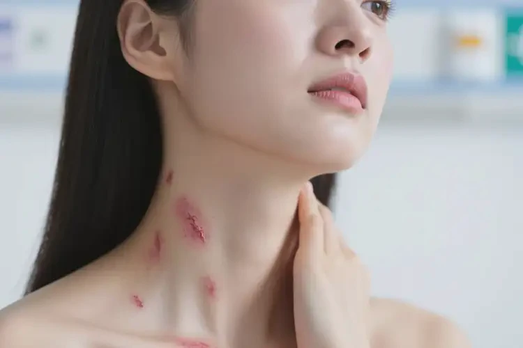 女人脖子上偶爾長(zhǎng)濕疹能不能根治(圖4)