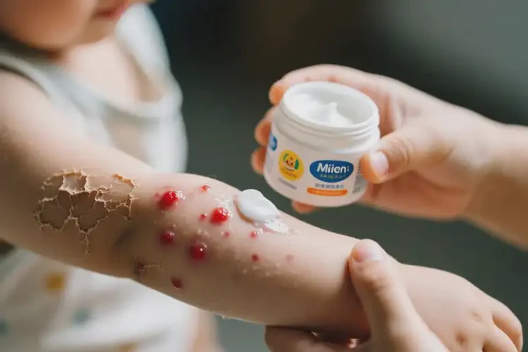 幼兒手臂長(zhǎng)濕疹不管它會(huì)自己好嗎(圖2)