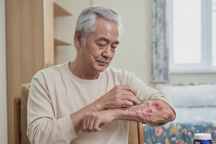 老年人手臂上容易長濕疹不管它會自己痊愈嗎(圖2)