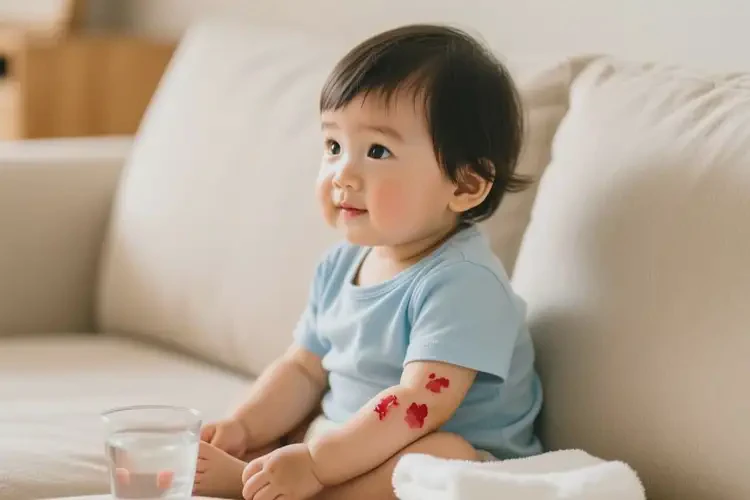 幼兒手臂長(zhǎng)濕疹不管它會(huì)自己好嗎(圖3)