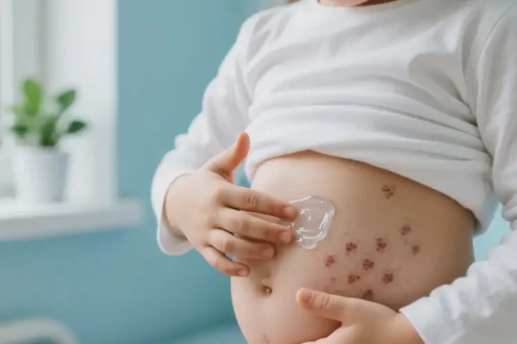 孩子肚子上出現(xiàn)濕疹可不可以根治(圖3)