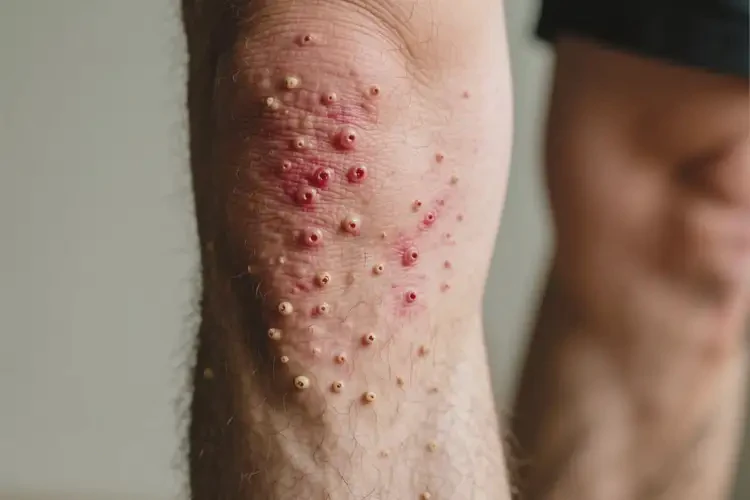 男人小腿出現(xiàn)濕疹能不能根治(圖3)