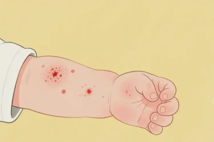 幼儿手臂上偶尔长湿疹不管它会自己自愈吗(图3)