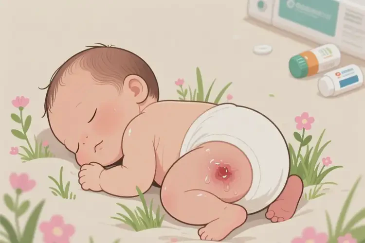 新生兒肛周偶爾起濕疹可不可以根治(圖1)