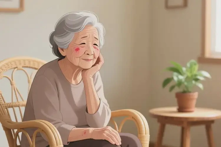 老年人臉上偶爾起濕疹不管它會自己痊愈嗎(圖2)