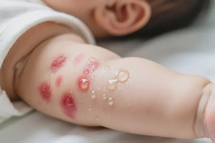 嬰兒手臂上容易長濕疹不管它會自己自愈嗎(圖3)