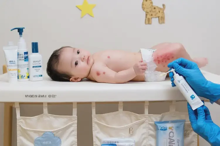 幼儿屁股上容易起湿疹能彻底自愈吗(图3)