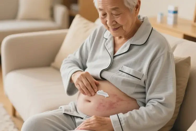 高齡老人肚子上容易長(zhǎng)濕疹能不能根治(圖4)